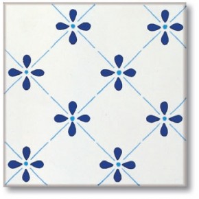 15x15 Classic Vietri Salina Blue 1340/1342